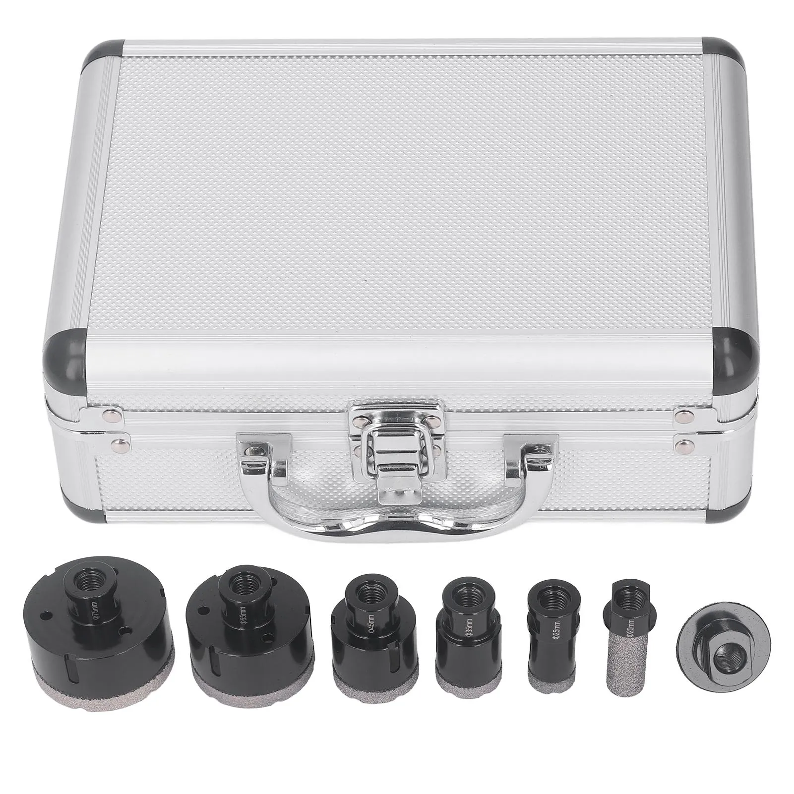 7 шт. Алмазная кольцевая пила набор M14 от 25 до 75 мм корончатое сверло для пальцев