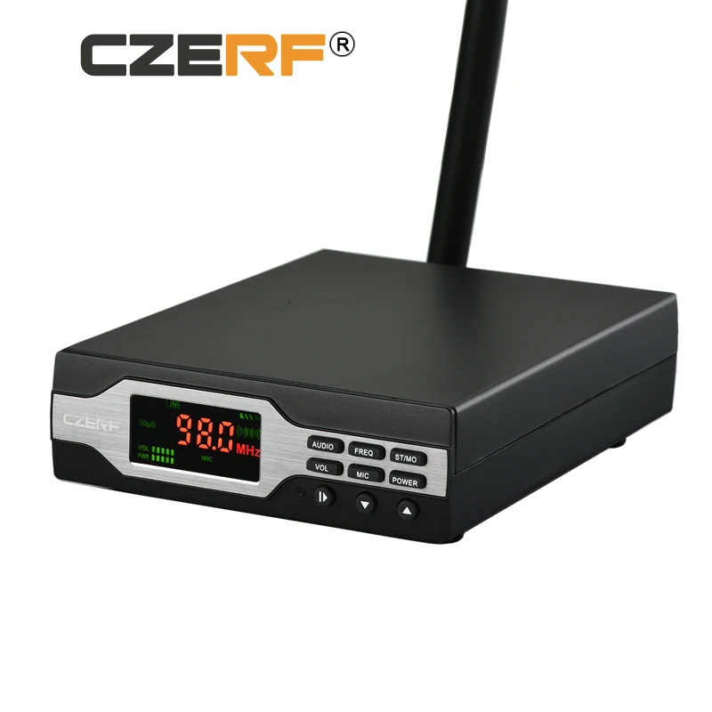 

Free Shipping CZE-01B 1W FM Transmitter with MP3 76MHz to 108MHz Radio Station