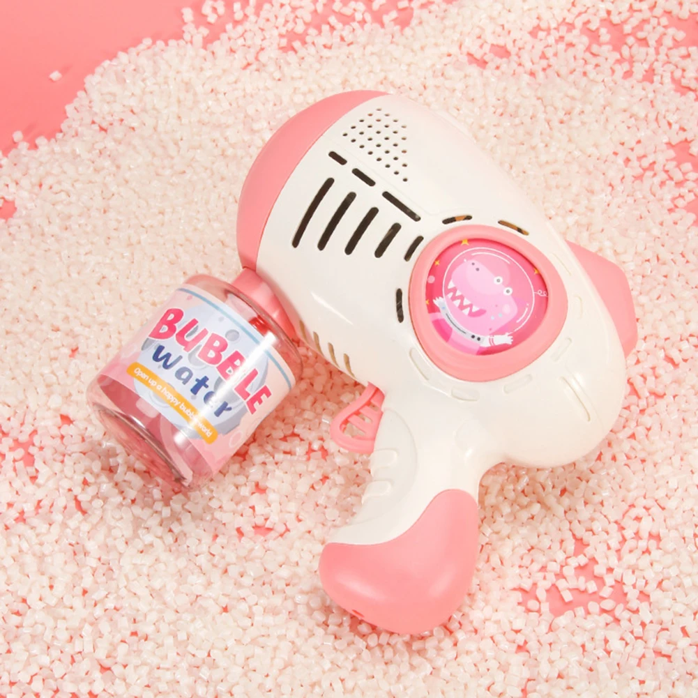 

8 Holes Soap Water Bubble Machine for Birthday Holiday Parties Summer Outdoor for Kids Children Playing Supplies