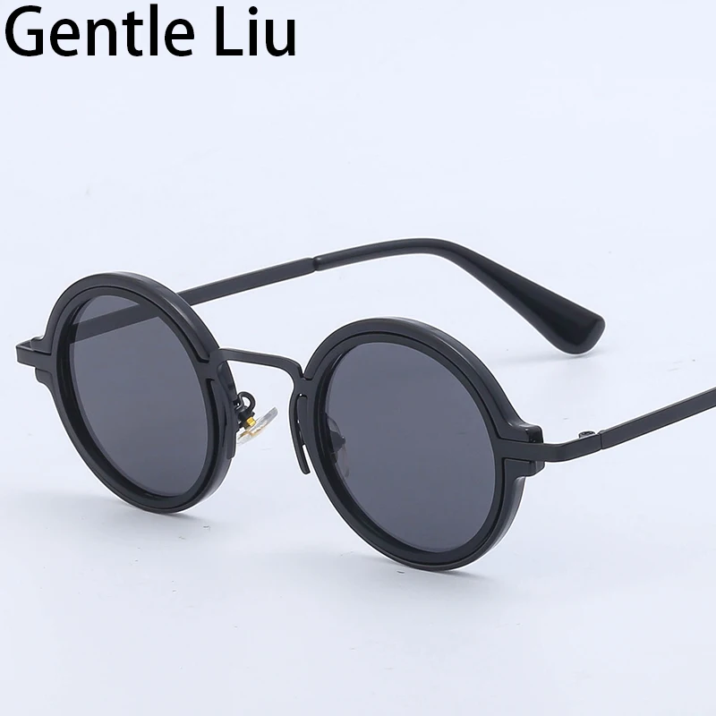 

Gothic Round Steampunk Sunglasses Men 2022 Luxury Brand Punk Sun Glasses for Women Retro Eyewear Shades UV400 Lunettes De Soleil
