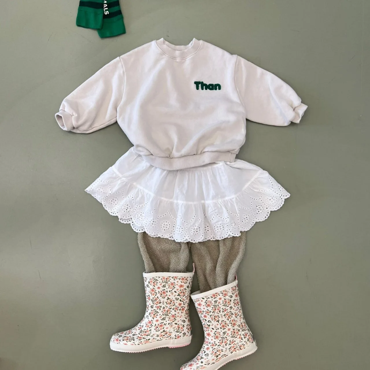 2022 Autumn New Children Letter Long Sleeve T-shirt Boy Baby Loose Sprot Casual Tees Girl Infant Cotton Pure Color Tops Clothing