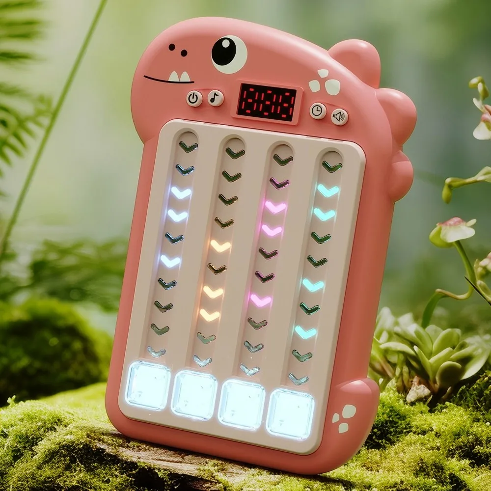 Ритм-игровой автомат в форме динозавра мультяшная детская тренировка игрушки