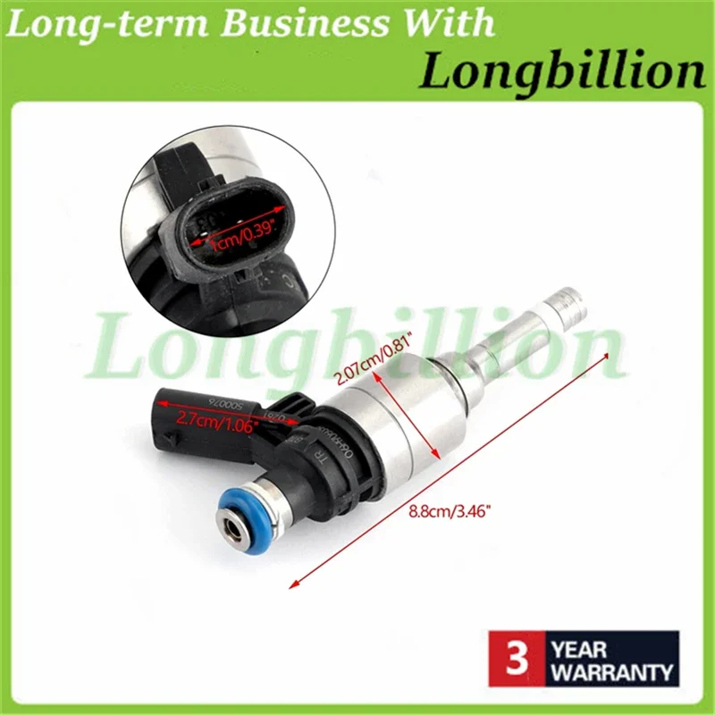 Топливный инжектор 1X-4X для A4 A3 A5 TT T5 Eos CC Beetle EOS Passat Cc Tiguan Jetta 06H906036G 06H906036H 0261500076 0261500162