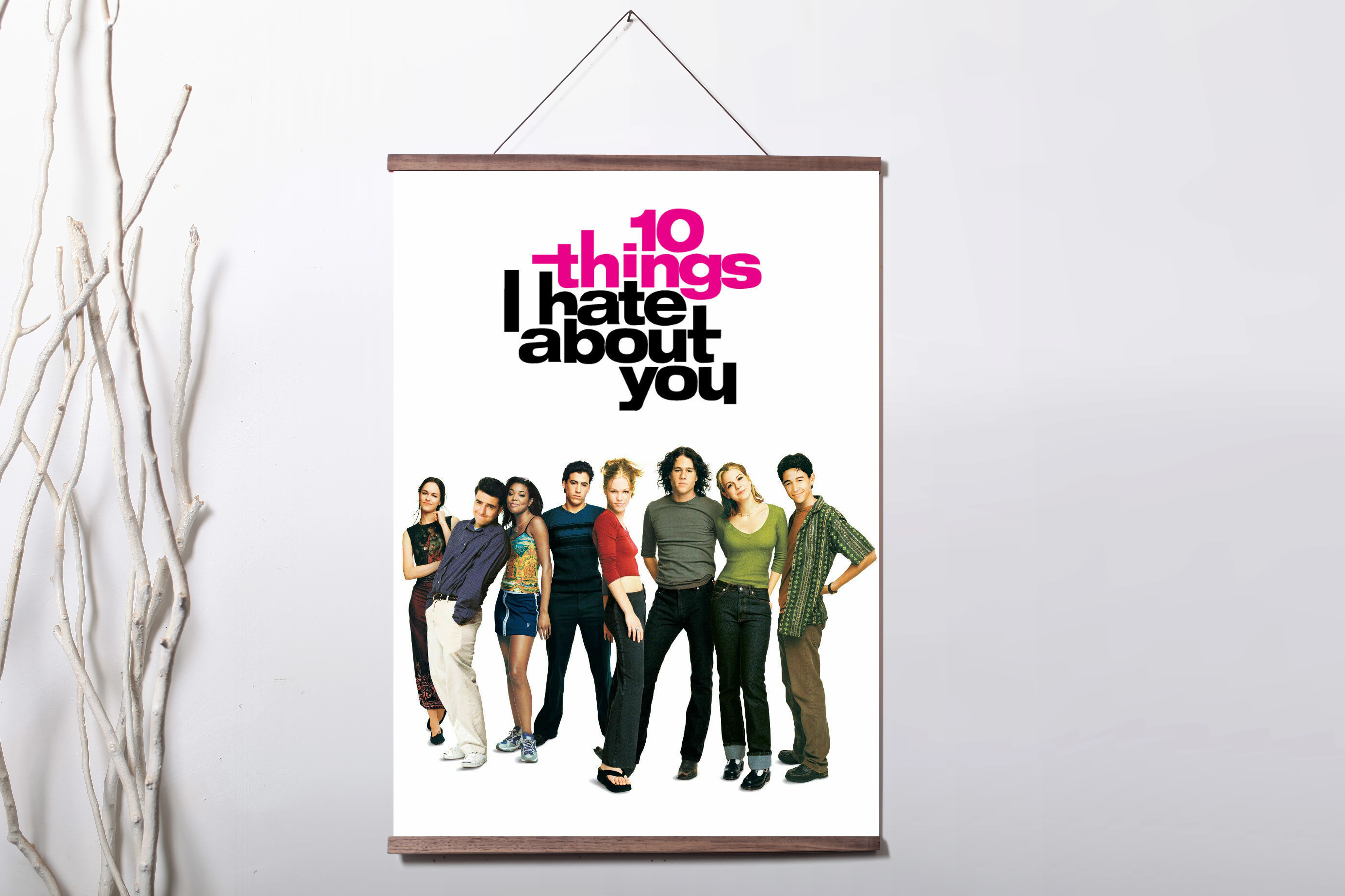 

Плакат на холсте с надписью «I Hate About You»