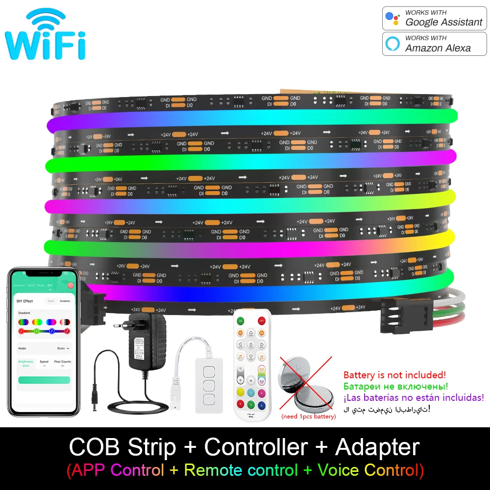 

COOLAMPS RGB адресable светодиодная лента WS2811 12V/24V
