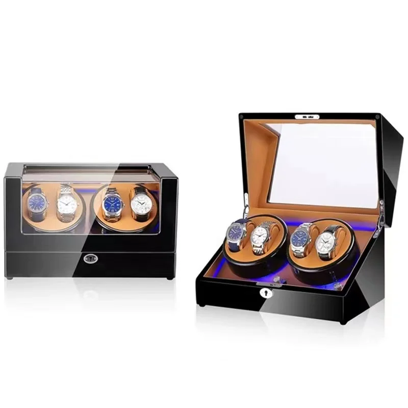 Automatic Winding Shaking Table Turntable Mechanical Watch Chain Box Shaking Table Storage Boxes Wholesale Waterproof Watches