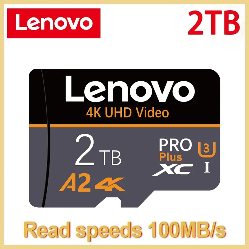 Micro TF SD карта памяти Lenovo класс 10 128 ГБ 256 64 1 ТБ