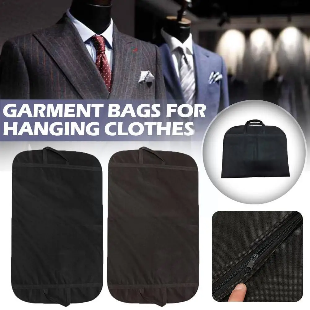 

Clothing Dust Cover Non-woven Home Moisture-proof Wardrobe Bags Garment Storage Dust Clothes Cover Bags Dress Bag Hanging S X9k8