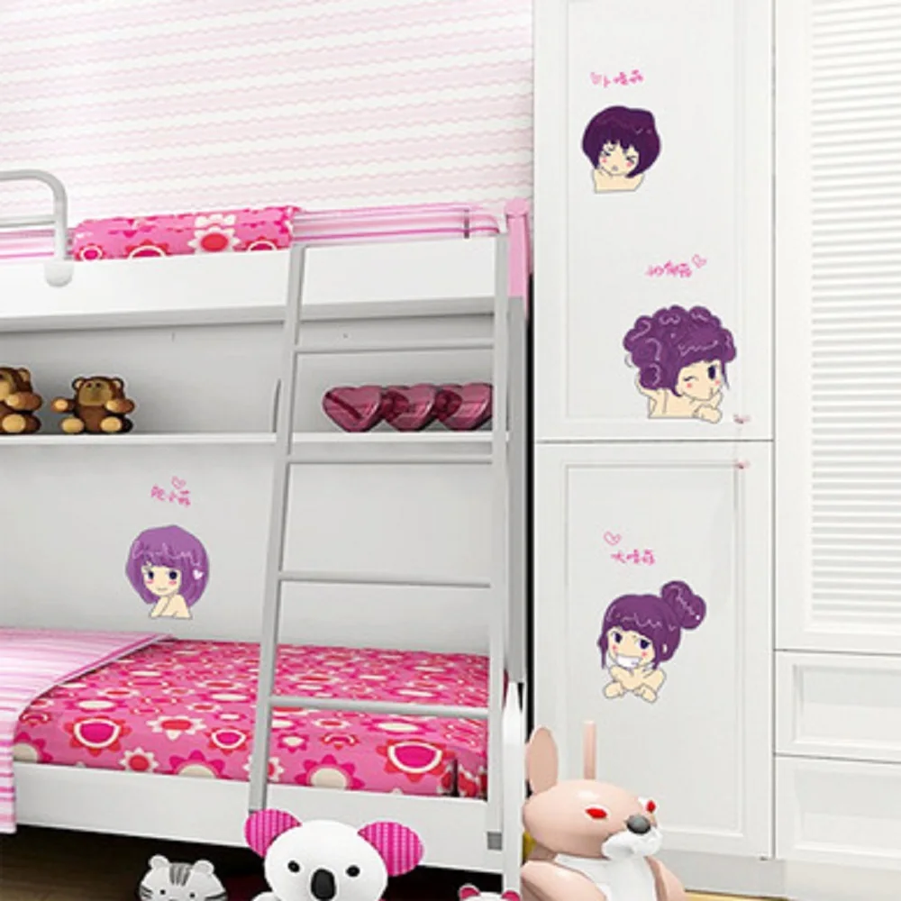 

Spray blue reducing Color transparent stickers Small fashion creative home decoration