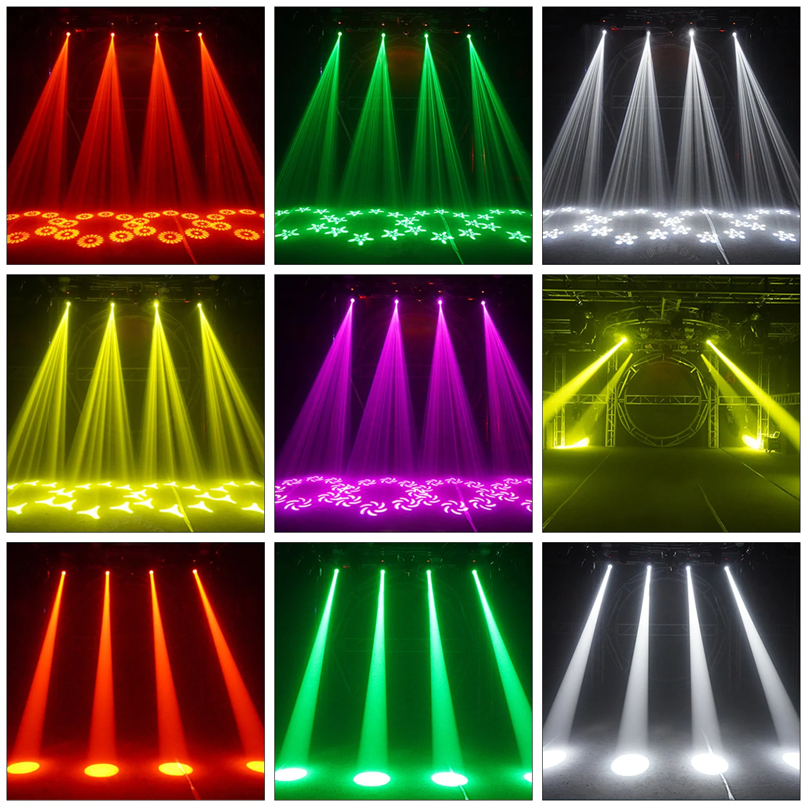 

100W Steel Gun High Brightness Powerful Stage Effect Pattern Moving Head Beam Light