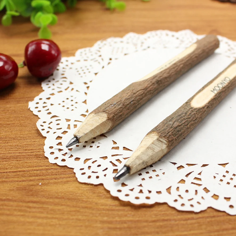 

Pencil Wood Twig Wooden Tree Branch Rustic Graphite Pen Stationary Gift Favors Decoration Sketching Writing Shading Party