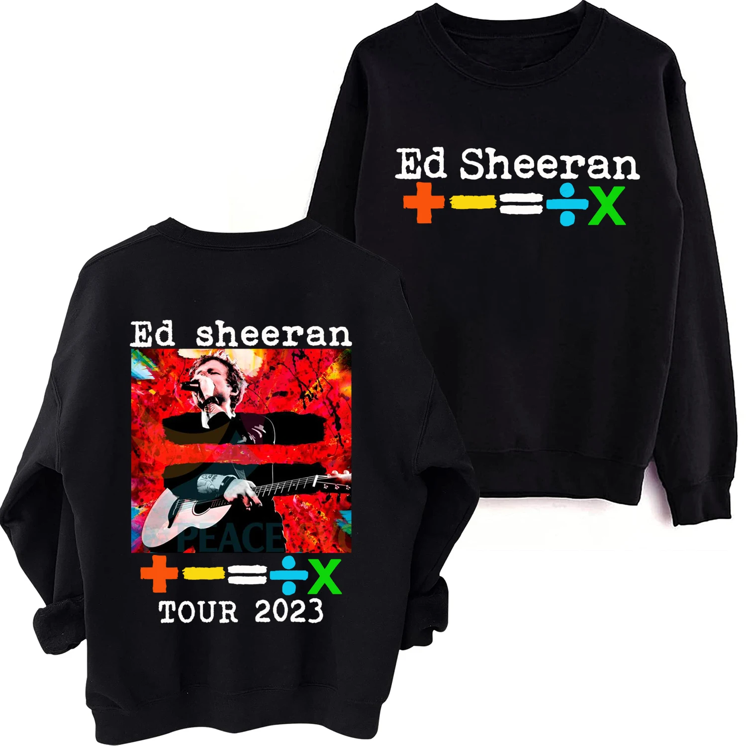 

Tour 2023 Ed Sheeran мужская женская хип-хоп толстовка большого размера с длинным рукавом в стиле Харадзюку поклонный подарок
