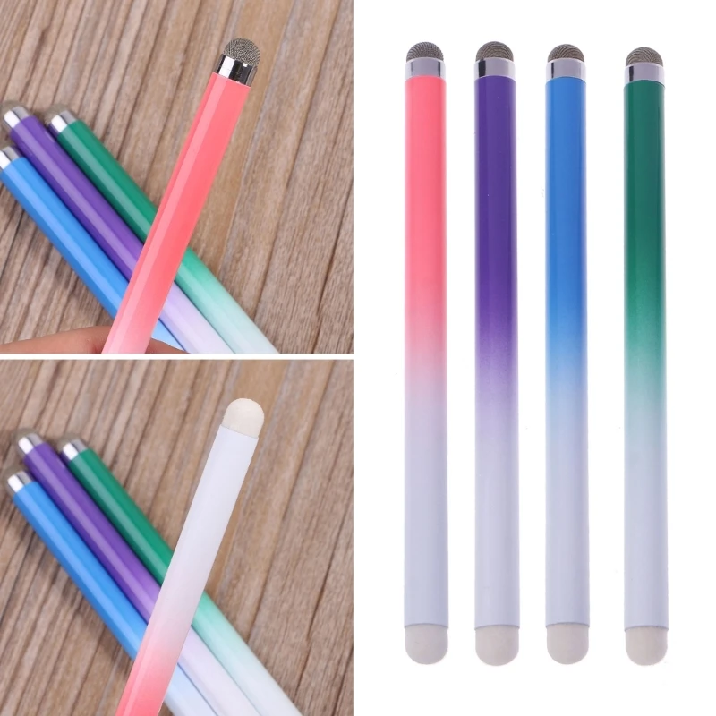 

2 в 1 стилус для сенсорных экранов, универсальный тонкий стилус, активный стилус, ручка-карандаш для точного Письма/рисования H8WD