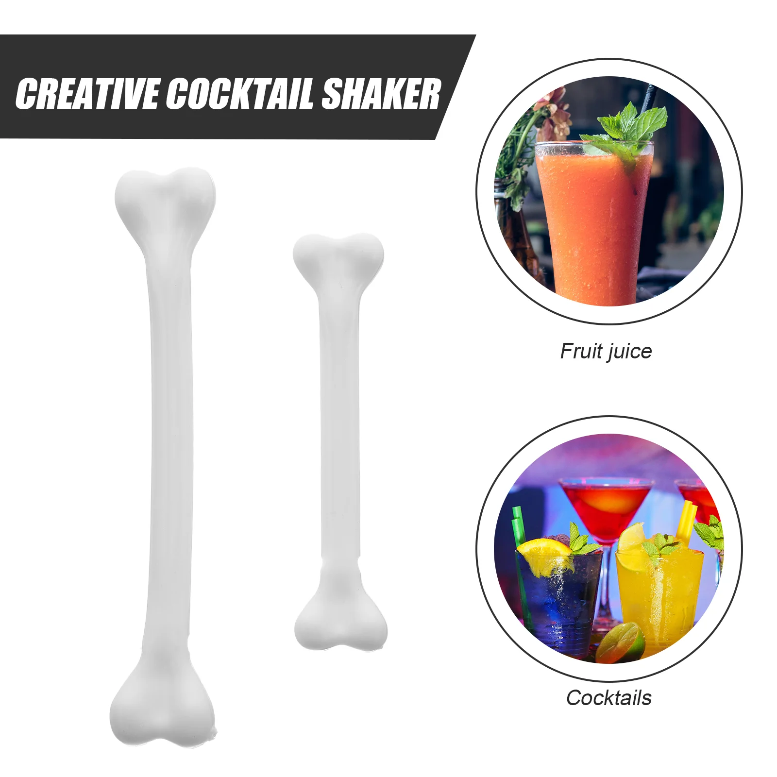 Наклейка с изображением оленя палочка для смешивания костей палочки в форме