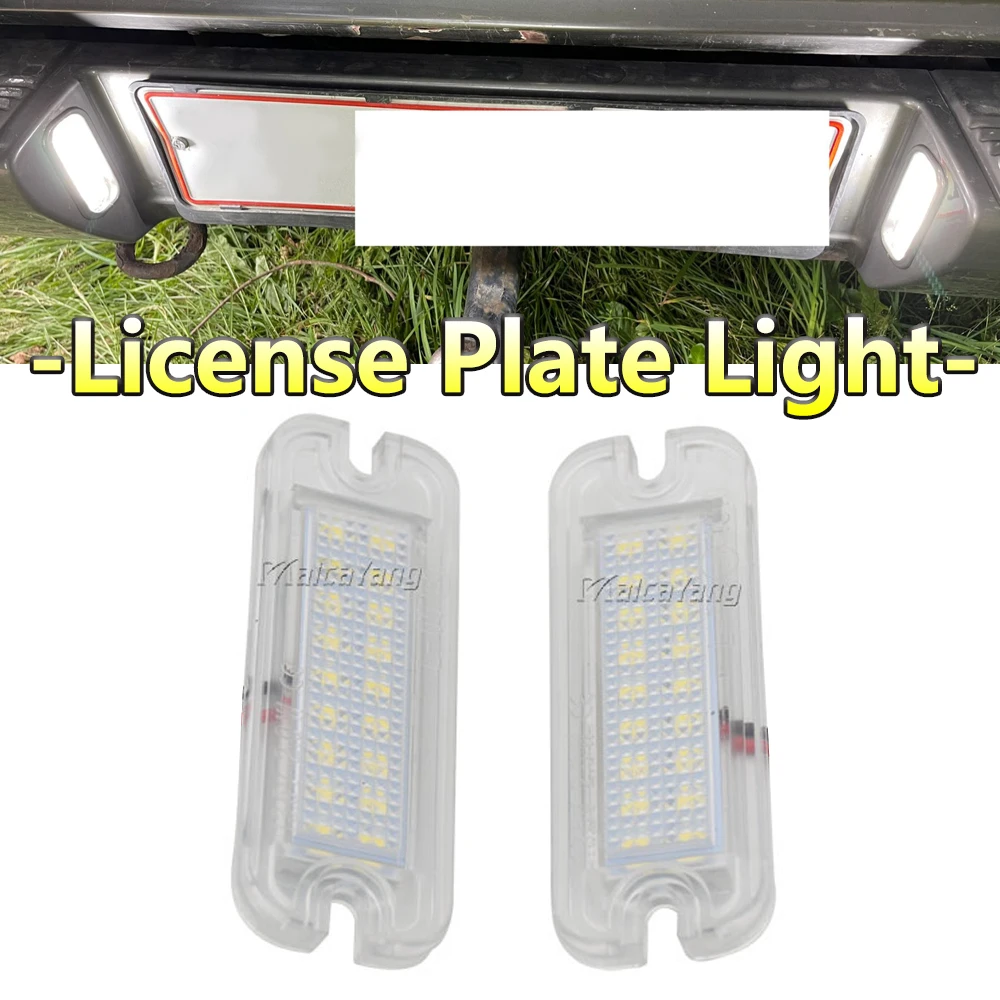 

2Pcs No Error LED License Plate Lights For Mercedes Benz G-Class W463 G500 G550 G55 G63 G65 AMG Car Number Lamps A4638200356