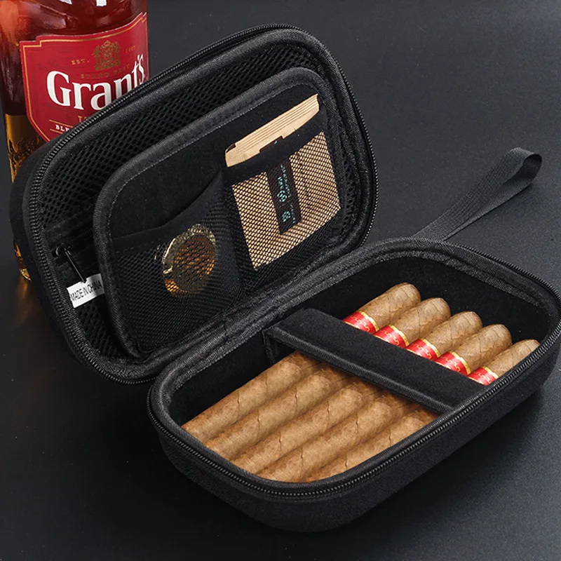 

Multifunctional EVA Cigar Travel Case Tobacco Pipe Bag Portable Carry Case Pouch for Smoke Accessories Gadget for Men