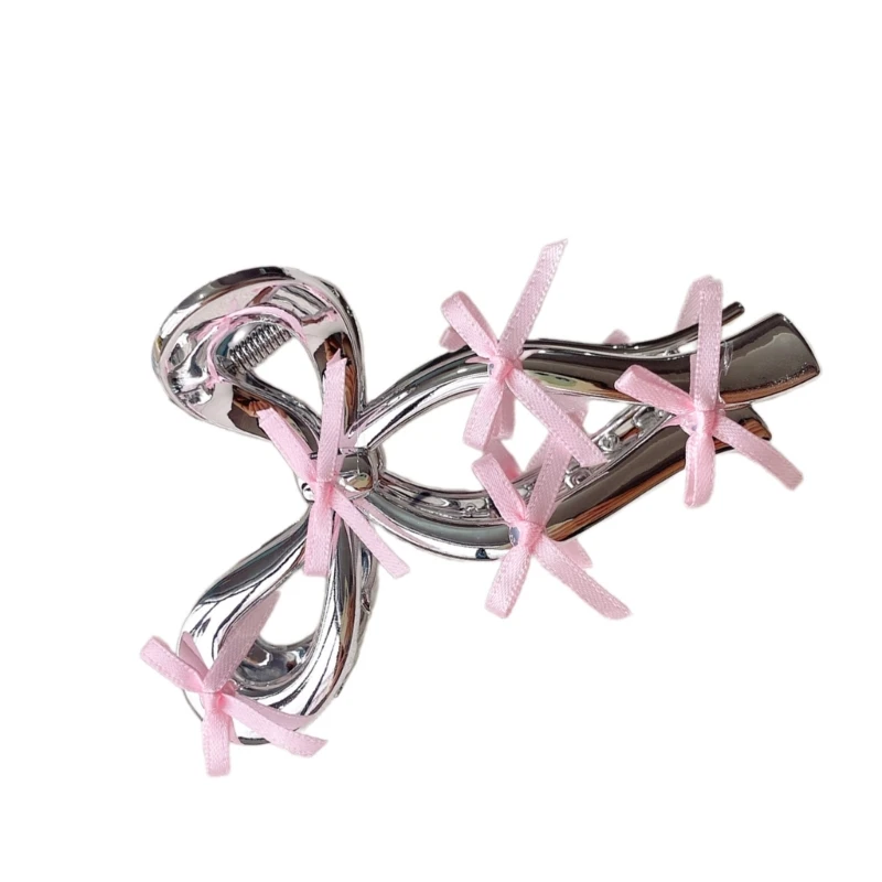 Балетная заколка для волос с лентой и бантом зажим когтями все одинаковые