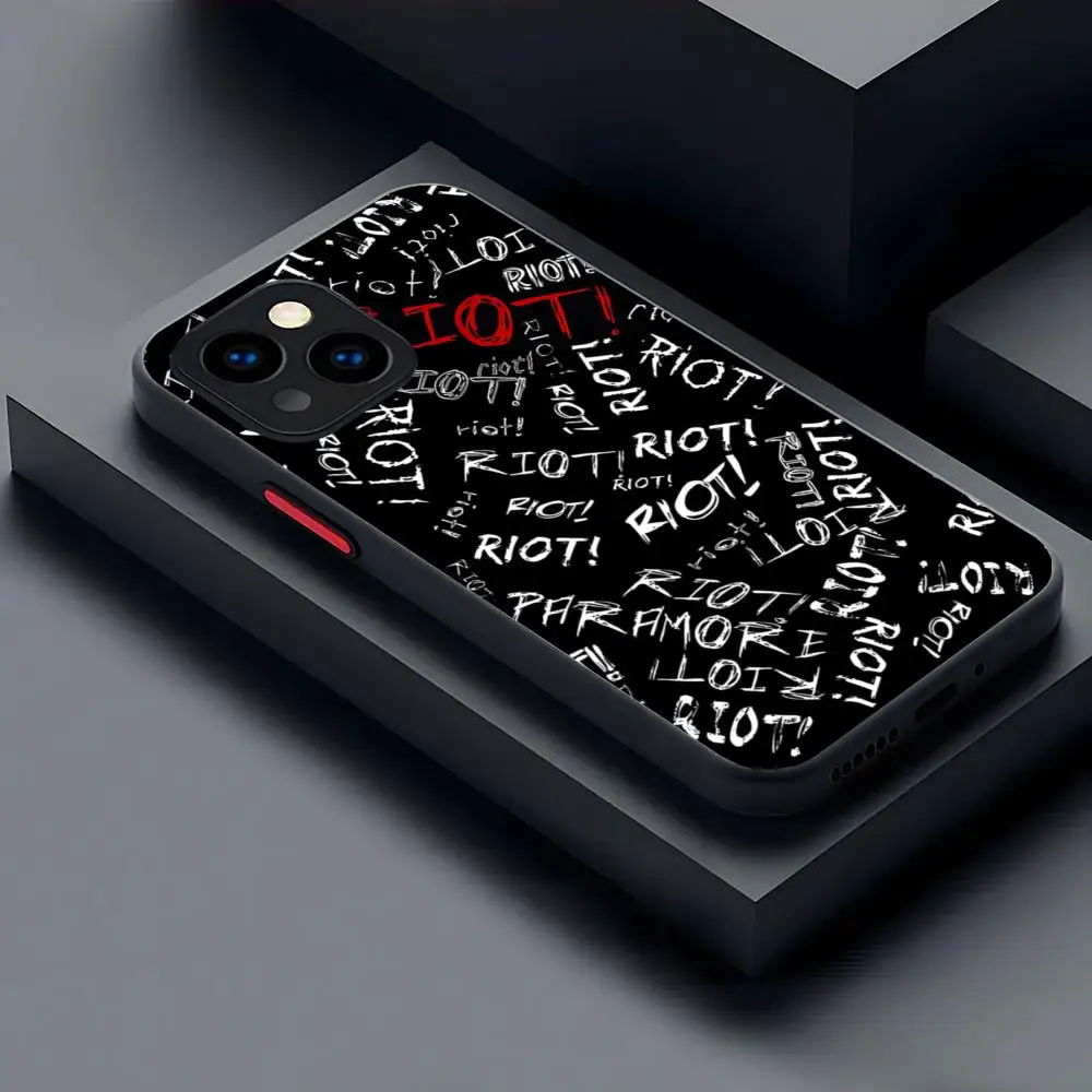 Phone Case COOL Band P-Paramore Matte Transparent For 16 15 IPhone 12 11 13 Pro Max X XR XS 8 SE Mini Plus Back Cover