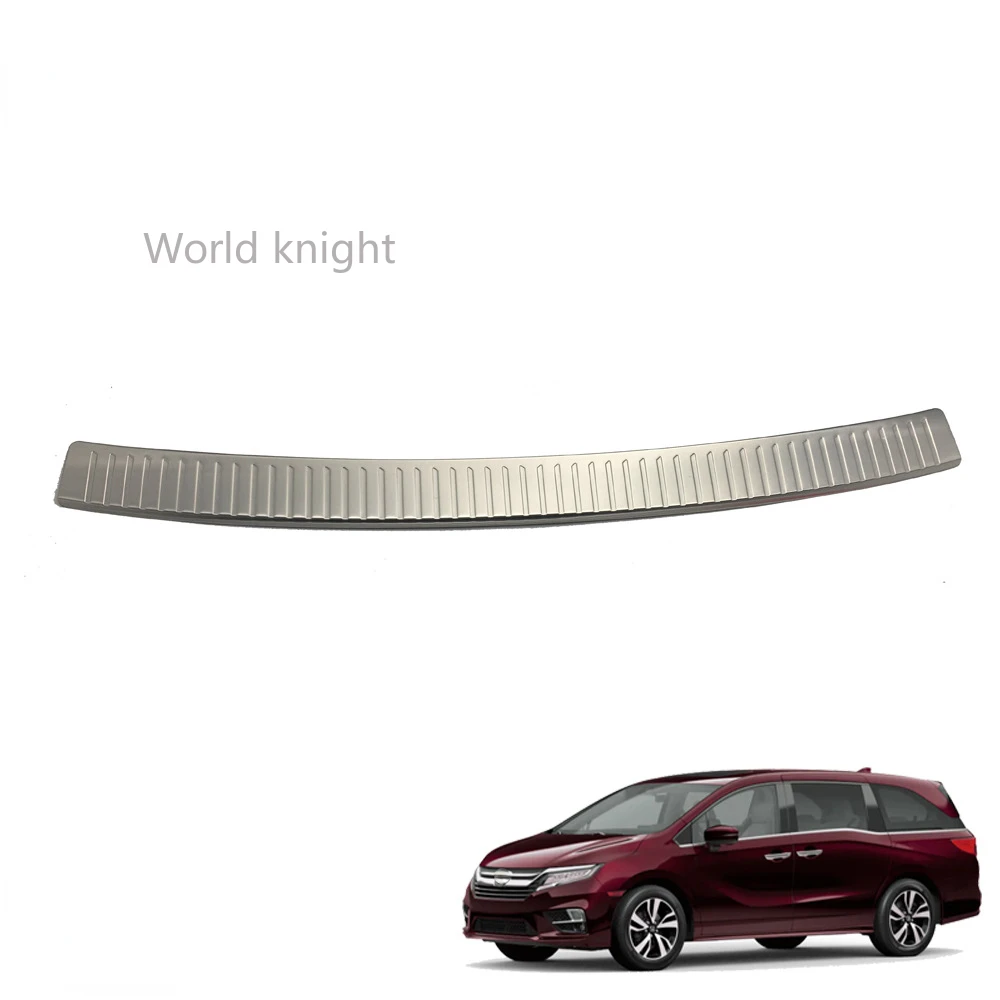 

Внешний бампер из нержавеющей стали для Honda Odyssey 2018 2019 2020, протектор заднего бампера, отделка, задняя панель, чехол для стайлинга автомобиля