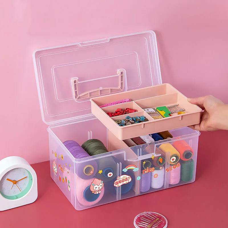 

Коробка для хранения аксессуаров для волос, коробка для хранения ювелирных изделий, коробка для хранения лекарств, органайзер для всякой всячины, коробка для хранения игл и ниток