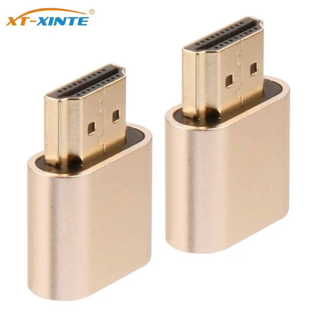 

Адаптер Виртуального дисплея VGA, 2 шт., совместимый с HDMI DDC EDID, муляж штекера, Безголовый призрак, Фотокарта, блокировка пластины