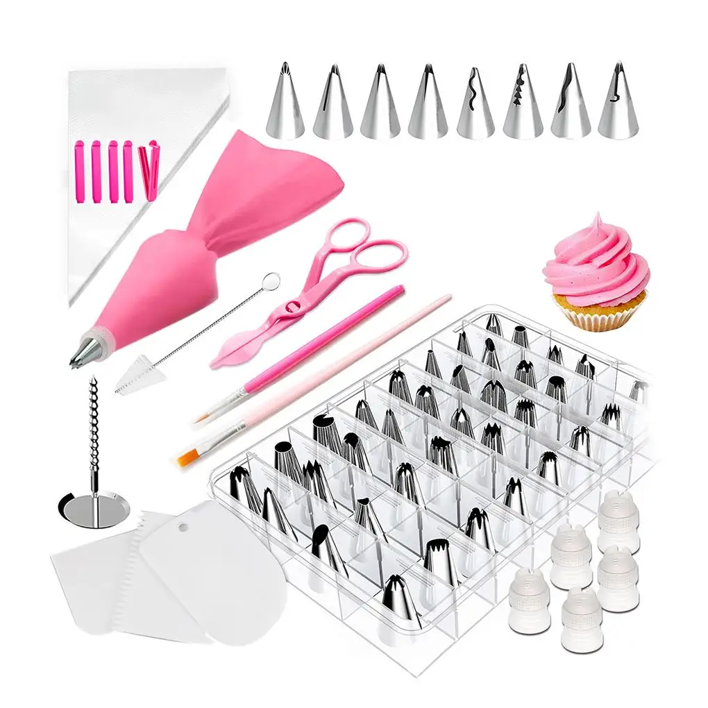 

83 шт., кремовые насадки для украшения тортов