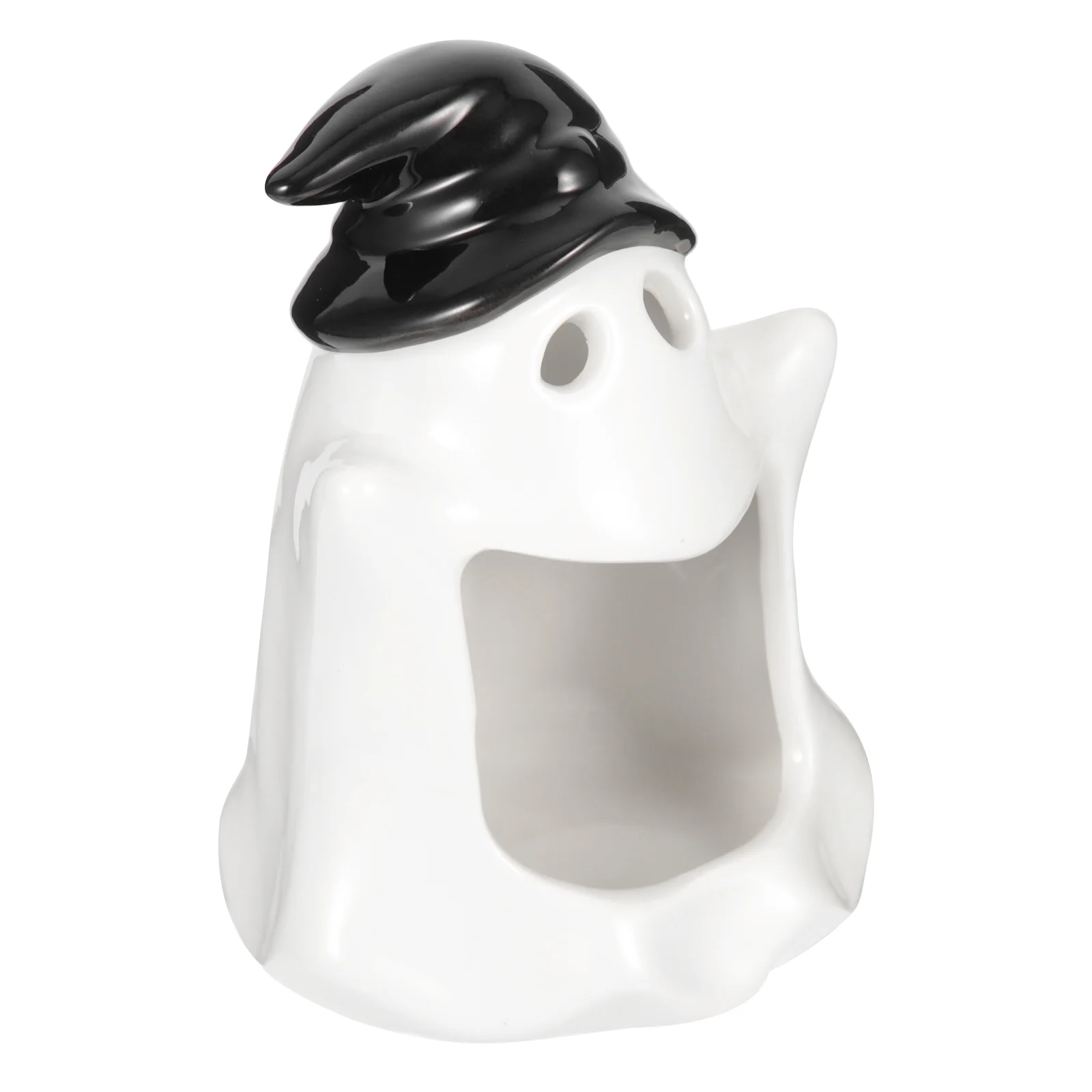 

Holderghost Tealight Candlestick Stand Decorations Taper Plate Warmer Fragrance Warmers Burnerhaunted House Party Figurines