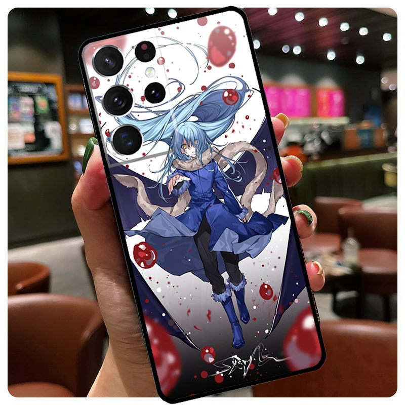Силиконовый чехол Tensei Shitara для Samsung Galaxy S22 Ultra S21 S20 FE S8 S9 S10 Plus Note 20 |
