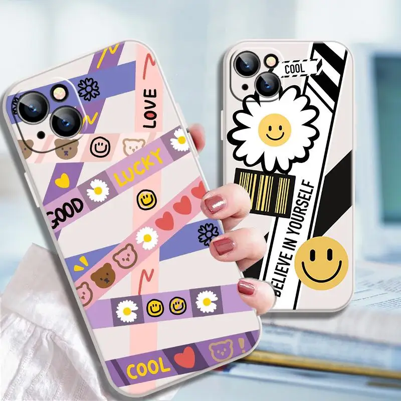 

Cartoon Bandage Phone Case For Cover iPhone Xr 11 12 8 Plus X Xr Xs 13 SE 2020 6 6s Max Pro Mini 7 7P 17hz Funda Slot Capa
