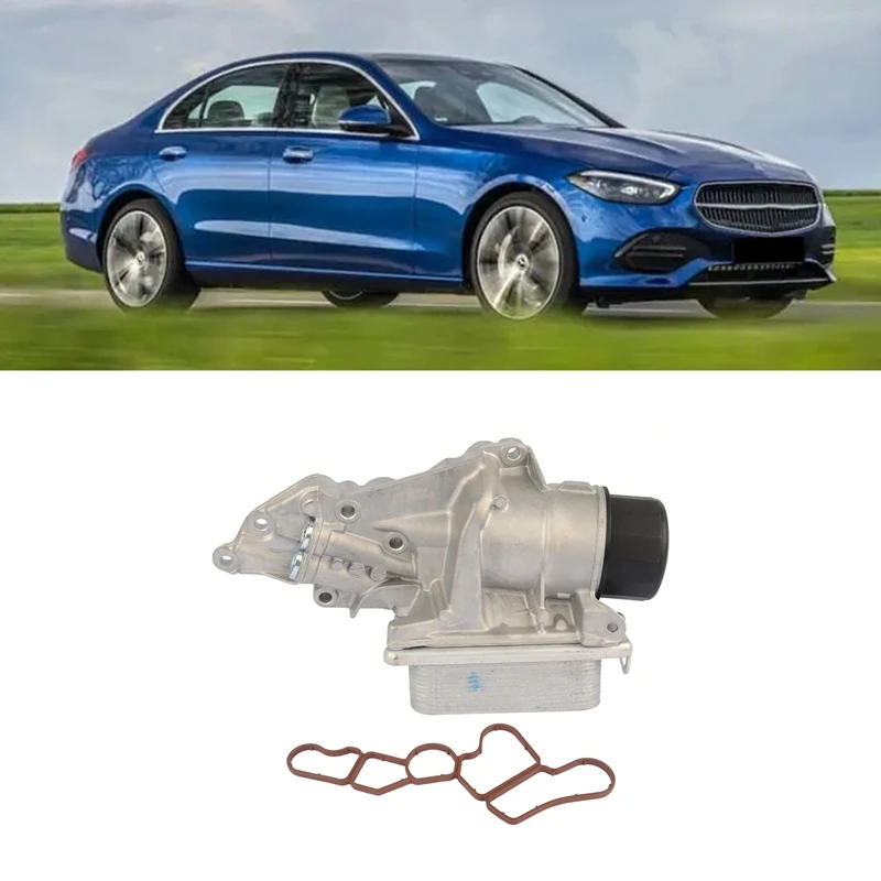 

For Mercedes Benz W203 W211 Engine Oil Filter Housing With Oil Cooler 2721800510