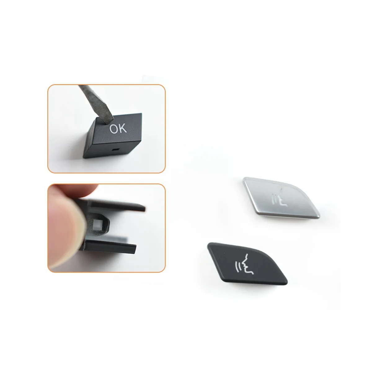 W204 W212 W218 кнопка управления рулевым колесом для BENZ C GLK E A Class W156 W246 серебристая