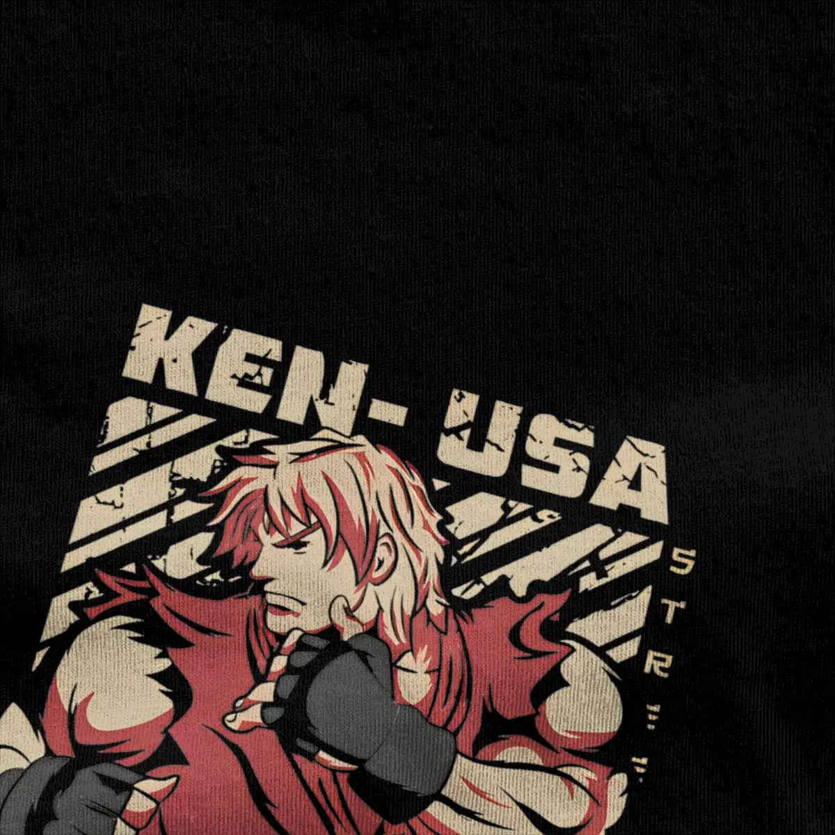 Повседневная мужская футболка Ken Masters летняя хлопковая с коротким рукавом и