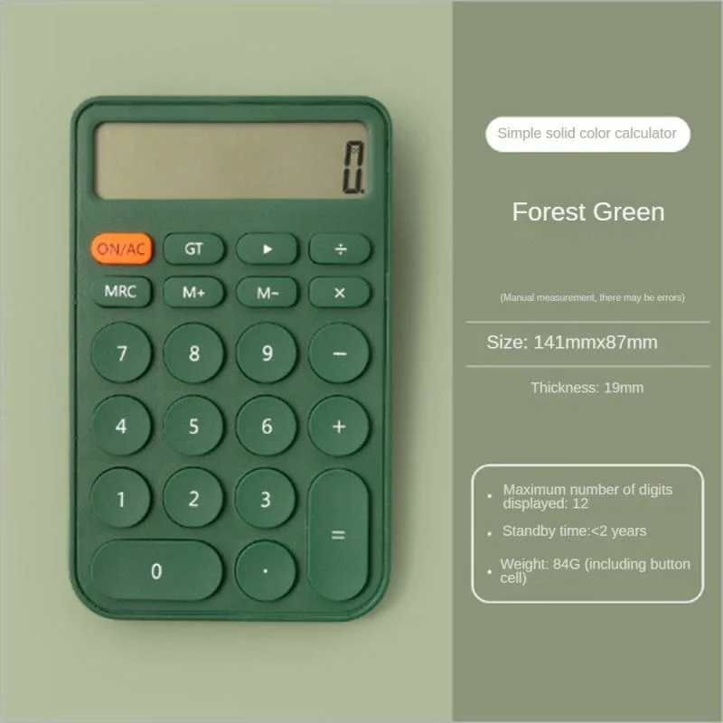 

Портативный научный калькулятор, большой стол с силиконовыми кнопками для школьников
