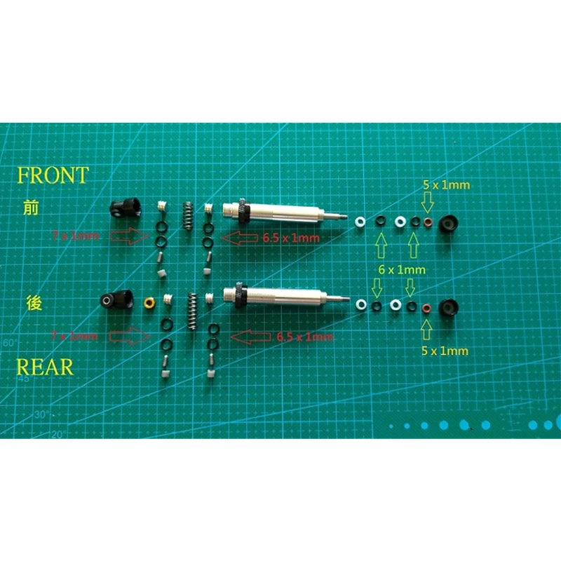 1/8 scale Capo Jkmax Upgrade Parts Metal Air Suspension Airmatic Shocks Lift Promote Rc Car Modification Accessories |