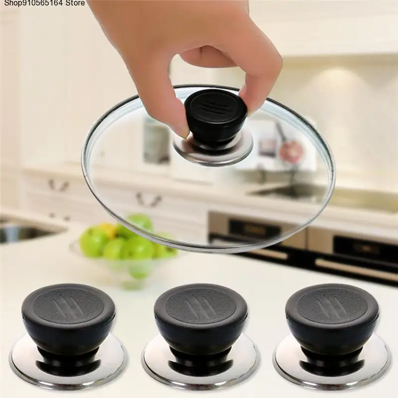 

Universal Pot Cover 1PCS replaceable universal lid handle anti-scalding glass pot cover kitchen accessories