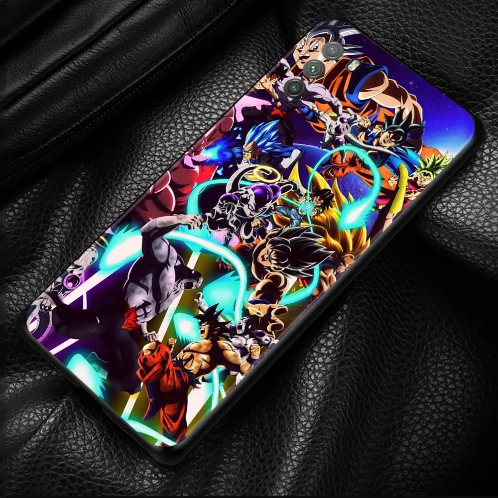 dragon ball z super dbz goku phone case for xiaomi poco x3 nfc m3 m4 pro f3 gt mi 12 10t note 10 11 lite 11t pro 9t cover free global shipping