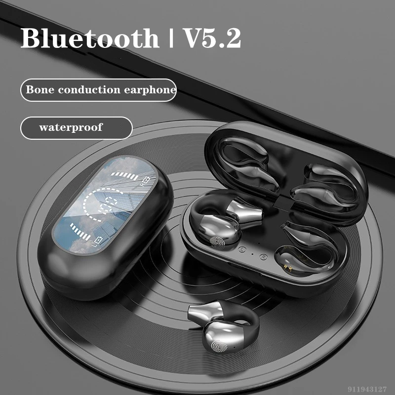 2023 NEW TWS Беспроводные наушники с костной проводимостью Bluetooth 5.2 Earring Беспроводные наушники Спортивные гарнитуры