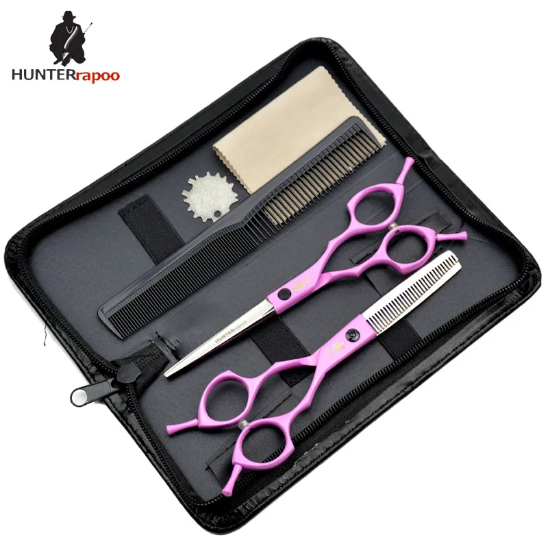 Парикмахерские ножницы HT9170 из нержавеющей стали розовые 5 дюйма 6 дюймов и 7