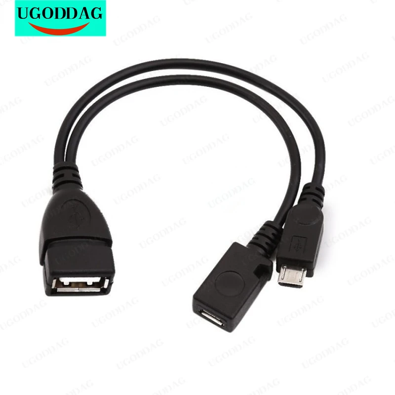 USB tipo A hembra A Micro USB macho Host OTG con Micro...