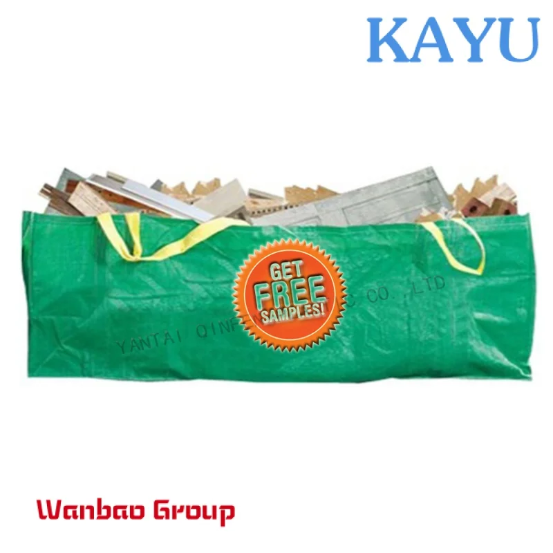 

1 Yard 3 Yard 1500kg 3300lbs Reusable Jumbo Dumpster Industrial Garbage Skip Bin Ton Bag for Construction Waste collection