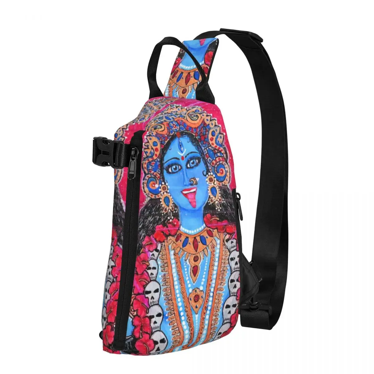 Cosmic Kali Ma - Hindu Goddess Of Destruction Shoulder Bags Chest Cross Chest Bag Diagonally Casual Man Messenger Bag
