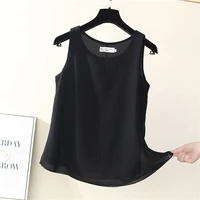 fashion brand camisole summer loose o v neck chiffon shirts womens tops large size womens shirts small suits womens clothes