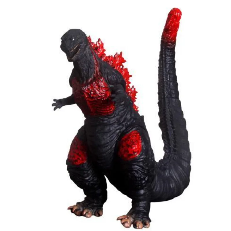 Фигурка Godzilla большой Shin модель красный Лотос 17-25 см Монстр анимация мягкий клей