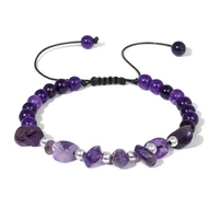 natural stone amethysts bead bracelets for women men braided bracelet lapis lazuli meditation jewelry dainty gift dropshipping
