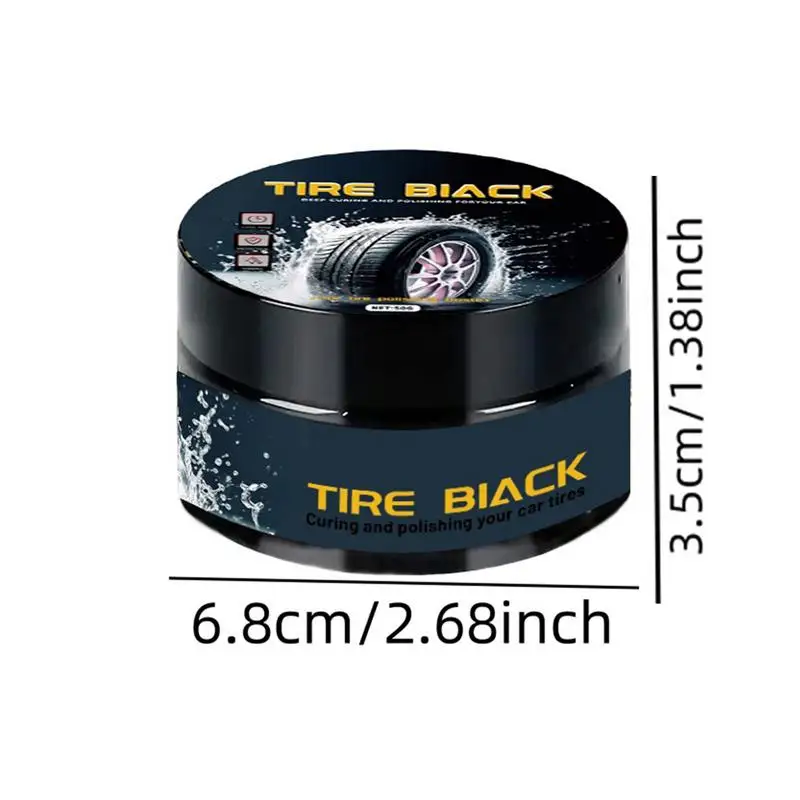 Воск для покрытия шин Крем протектора автомобильных и пленки блеска