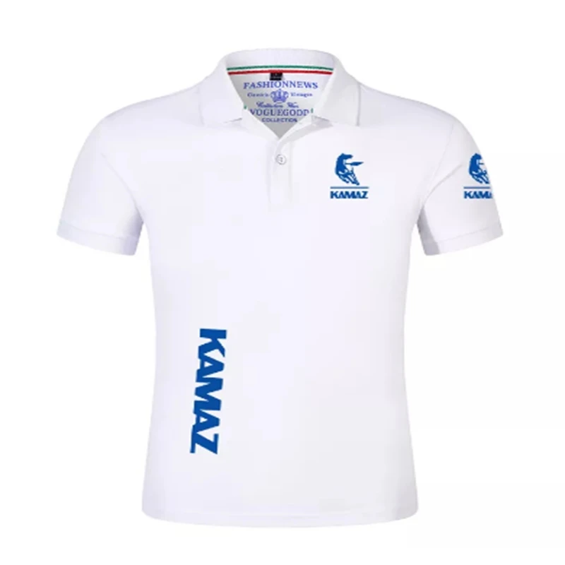 

Мужская летняя футболка-поло унисекс с принтом логотипа CFMOTO Car, топы в стиле Харадзюку, Мужская Однотонная футболка из хлопка с короткими ру...