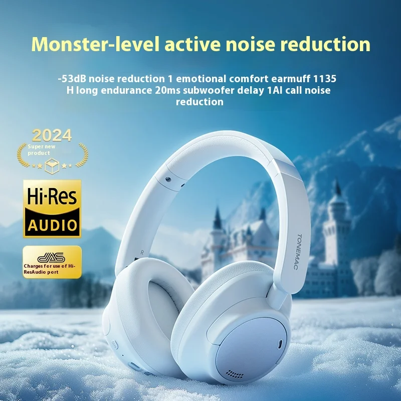 Беспроводные наушники Tonemac H7 Bluetooth активное шумоподавление высокое качество