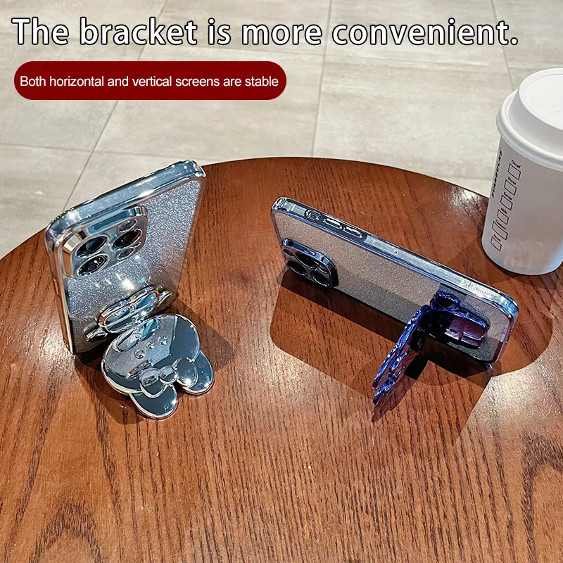 Чехол G84 для MOTO Motorola Moto роскошный градиентный Блестящий макияж зеркало кролик