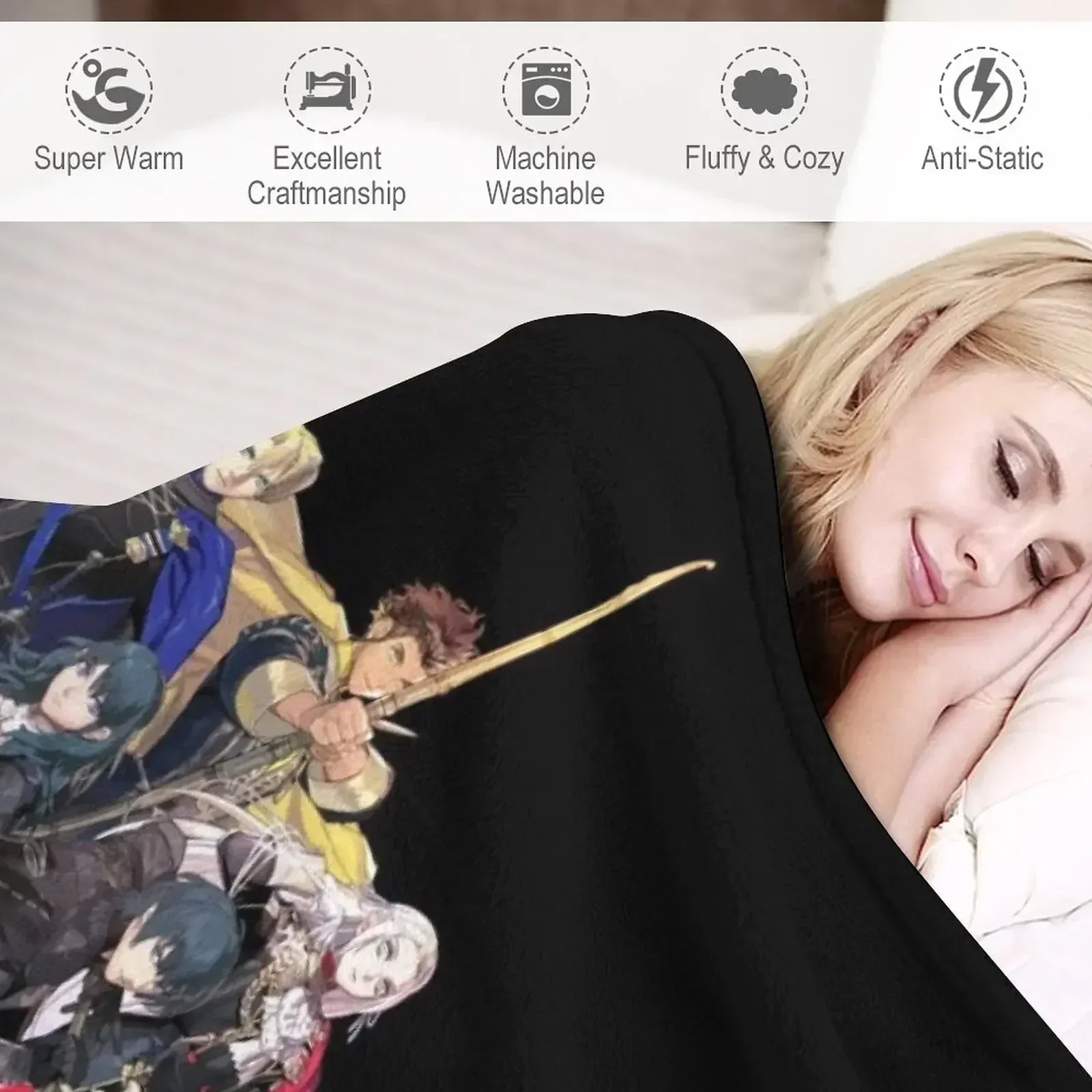 Пожарная эмблема?: три дома-лидеры дома и птицы (мужчины женщины) Бросьте Одеяло