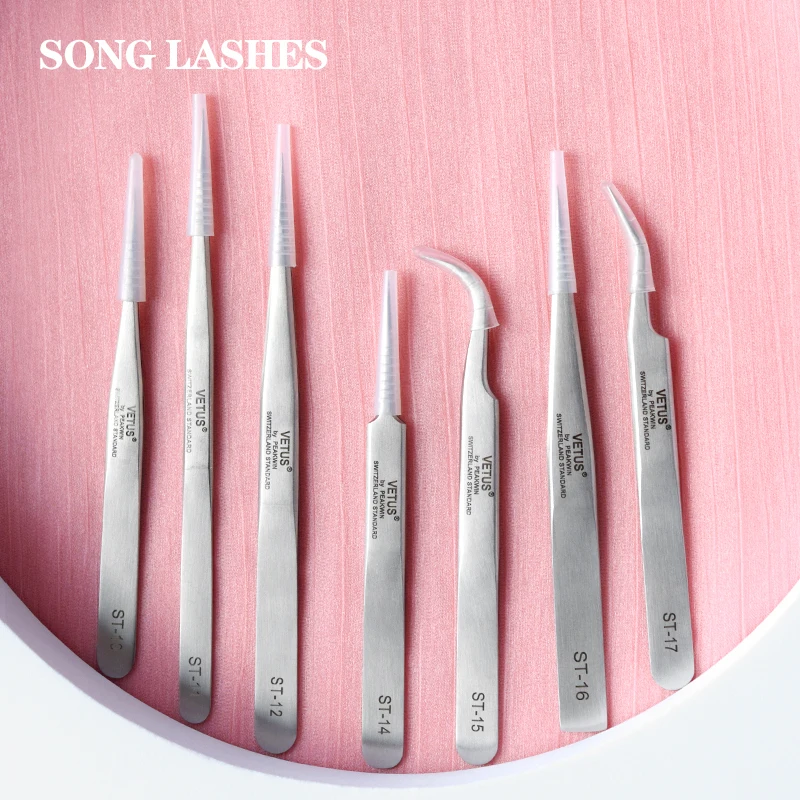 

SONG LASHES ST Tweezers High Quality Professional for Eyelash Extension Tweezers